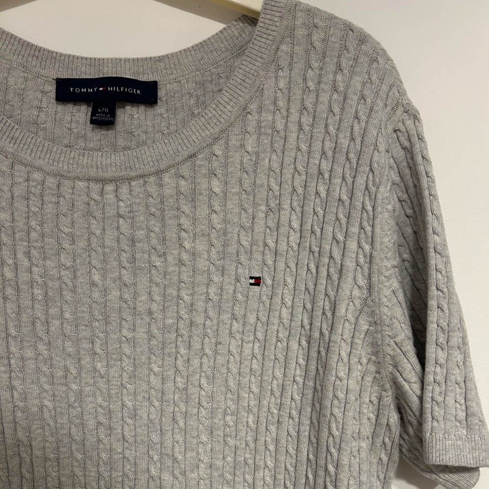 tommy hilfiger knit short sleeve